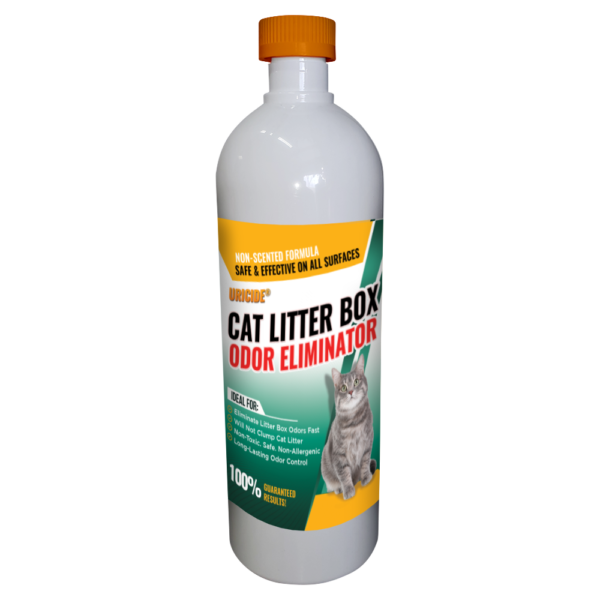 URICIDE Cat Litter Box Odor Eliminator Quart